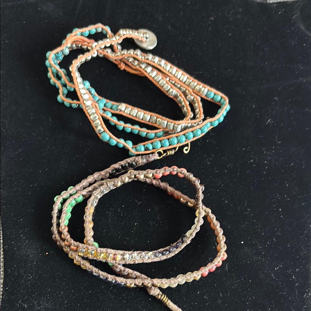 Two wrap bracelets preloved
